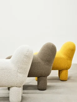 Design House Stockholm Lulu sit pouf 36x65 cm, Yellow