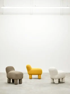 Design House Stockholm Lulu sit pouf 36x65 cm, Yellow