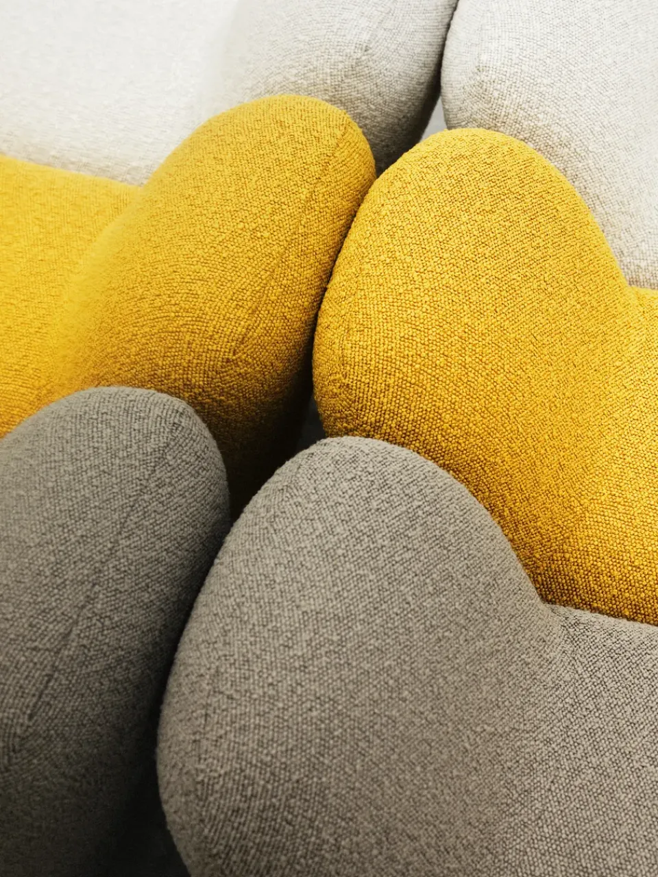 Design House Stockholm Lulu sit pouf 36x65 cm, Yellow