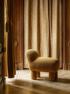 Design House Stockholm Lulu sit pouf 36x65 cm, Yellow