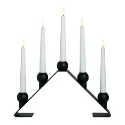 Advent Lights^Watt & Veke Luna advent candle, Black