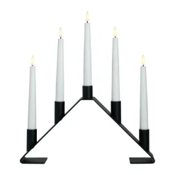 Advent Lights^Watt & Veke Luna advent candle, Black
