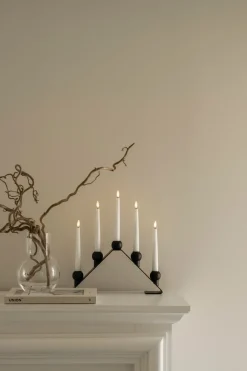 Advent Lights^Watt & Veke Luna advent candle, Black