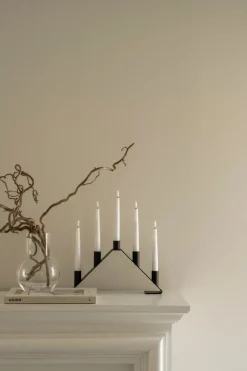 Advent Lights^Watt & Veke Luna advent candle, Black