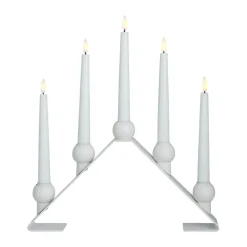 Clearance Watt & Veke Luna advent candle, White