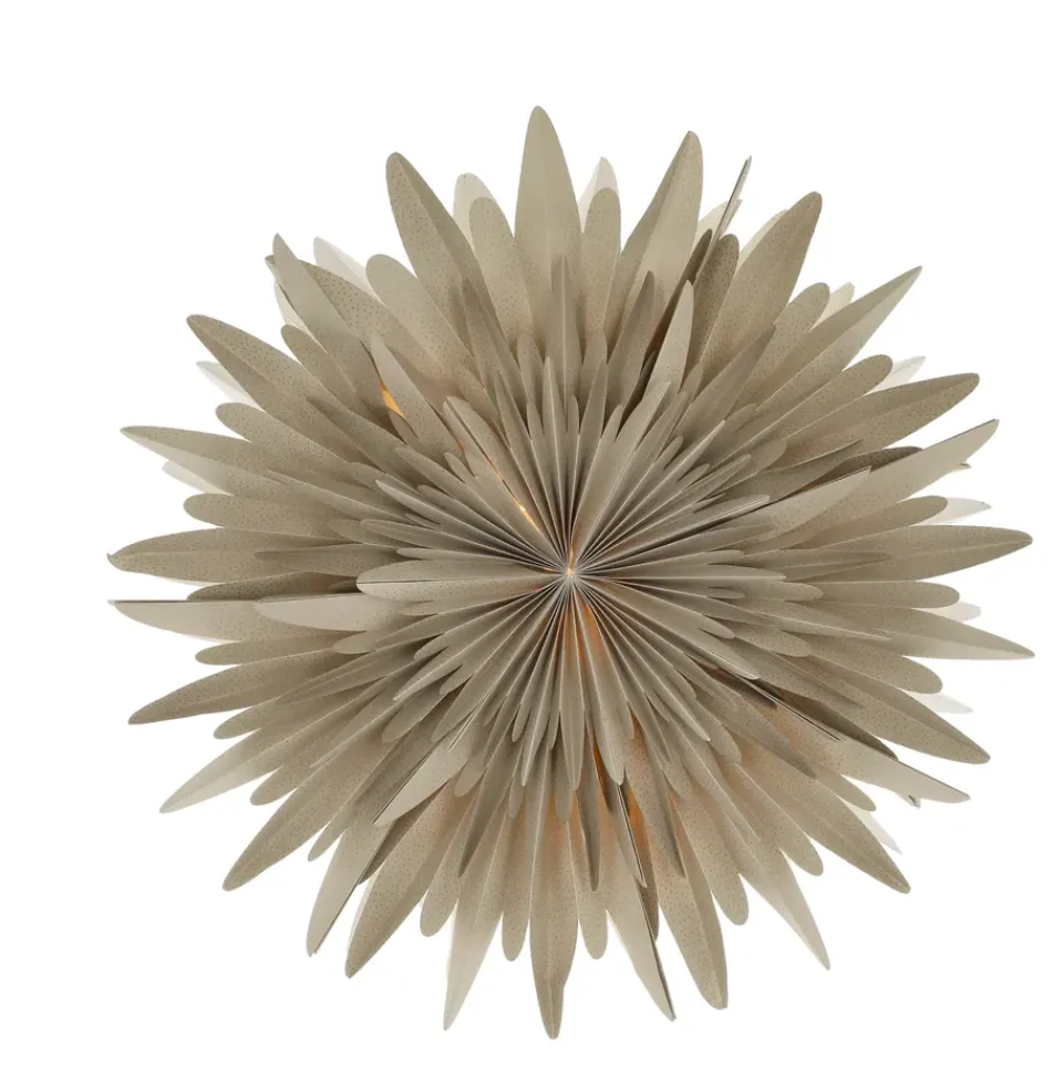 Best Scandi Living Luna advent star with dots, 80 cm Beige