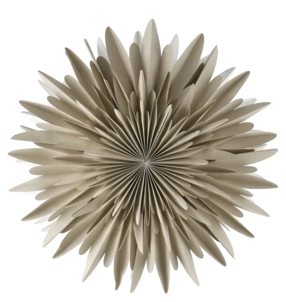 Best Scandi Living Luna advent star with dots, 80 cm Beige