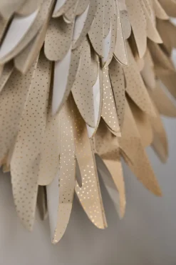 Best Scandi Living Luna advent star with dots, 80 cm Beige