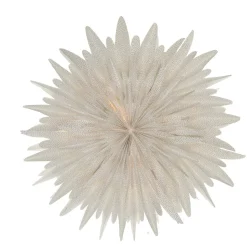 New Scandi Living Luna advent star with dots, 60 cm White