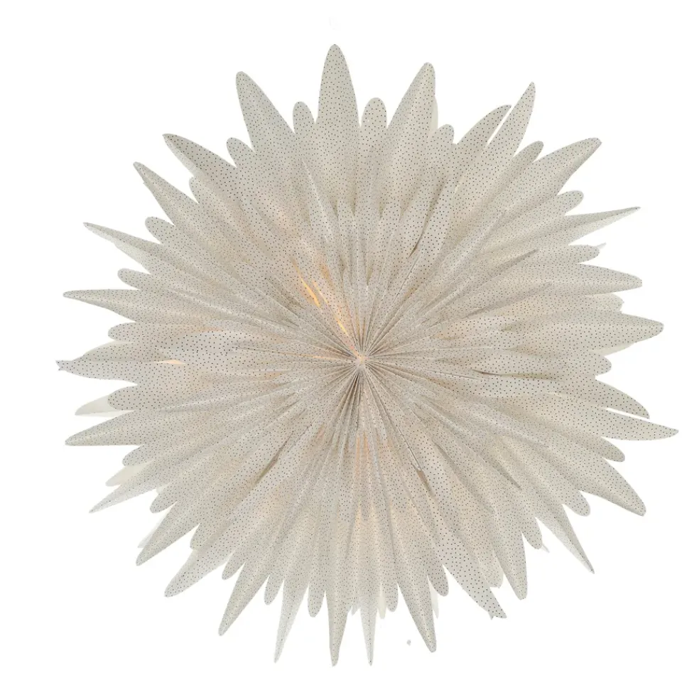 New Scandi Living Luna advent star with dots, 60 cm White