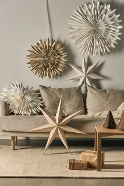 Sale Scandi Living Luna advent star with dots, Ø80 cm White