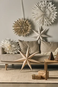 Christmas Stars|Window Lights^Scandi Living Luna advent star white with dots, Ø80 cm Beige