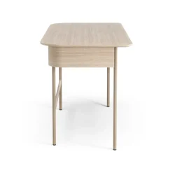 Desks^Swedese Luna desk, Oak white-pigmented Brown