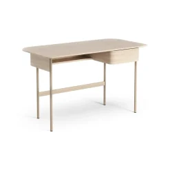 Sale Swedese Luna desk with drawer, Oak white-pigmented Brown
