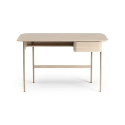 Sale Swedese Luna desk with drawer, Oak white-pigmented Brown