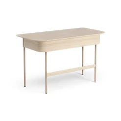 Sale Swedese Luna desk with drawer, Oak white-pigmented Brown