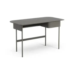 Desks^Swedese Luna desk with drawer, Oak orkan Grey
