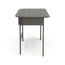 Desks^Swedese Luna desk with drawer, Oak orkan Grey