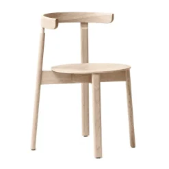 Best Form & Refine Lunar chair, White oak Beige