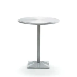 New Byarums bruk Lund coffee table Ø65 cm, Aluminum, Ø65cm Silver-coloured