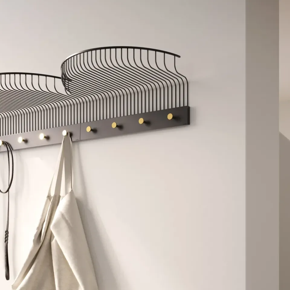 KLONG Lunett hat rack, Black
