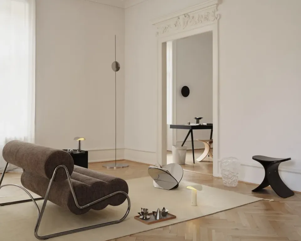 Stools^Gejst Luno stool 48x28x72 cm, Dark oak Brown