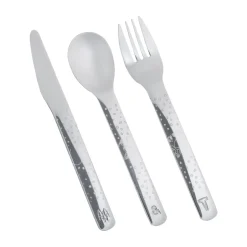 Children's Cutlery^Vargen & Thor Lupo Pippi children's cutlery 9 pieces, Silver Silver-coloured
