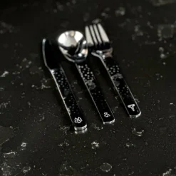 Children's Cutlery^Vargen & Thor Lupo Pippi children's cutlery 9 pieces, Silver Silver-coloured
