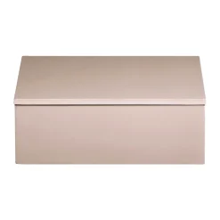 Boxes & Jars^Mojoo Lux lacquered storage box 19x19x7 cm, Powder rose Pink