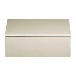 Clearance Mojoo Lux lacquered storage box 19x19x7 cm, Latte Grey