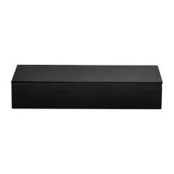 Outlet Mojoo Lux lacquered storage box 38x19x7 cm, Black