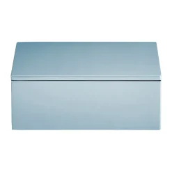 New Mojoo Lux lacquered storage box 19x19x7 cm, Powder Blue