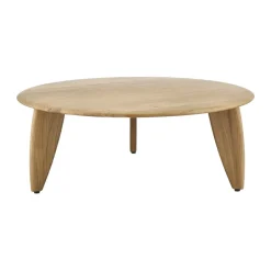 Coffee Tables^1898 Lyckeby coffee table Ø80x29 cm, Natural lacquered oak Brown