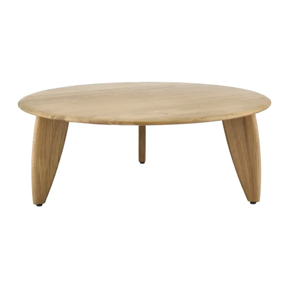 Coffee Tables^1898 Lyckeby coffee table Ø80x29 cm, Natural lacquered oak Brown