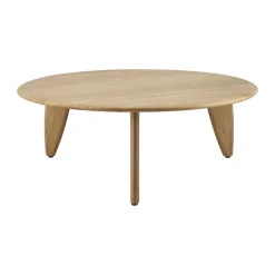 Coffee Tables^1898 Lyckeby coffee table Ø80x29 cm, Natural lacquered oak Brown