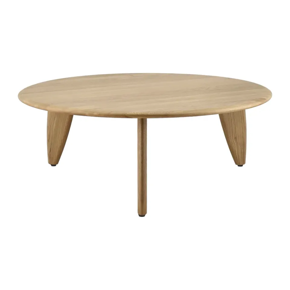 Coffee Tables^1898 Lyckeby coffee table Ø80x29 cm, Natural lacquered oak Brown