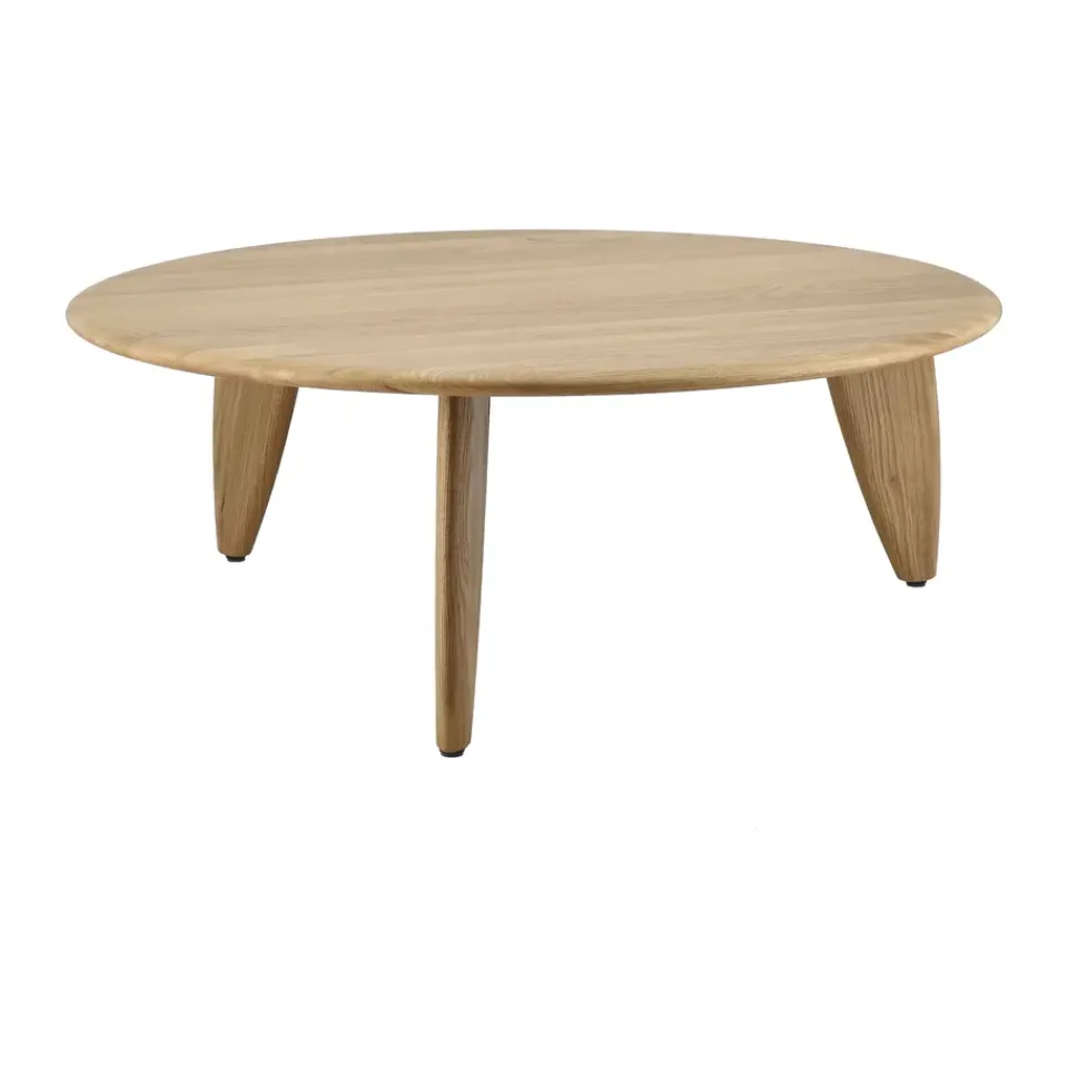 Coffee Tables^1898 Lyckeby coffee table Ø80x29 cm, Natural lacquered oak Brown