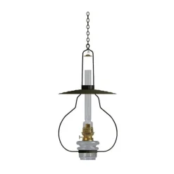 Oil & Kerosene Lamps^Karlskrona Lampfabrik Lyckeby kerosene lamp 61 cm, Black