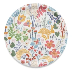 Trays^Arvidssons Textil Lyckeflykt tray Ø31 cm, Multi