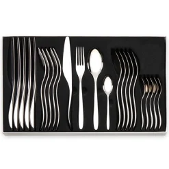 Sale Hardanger Bestikk Lykke cutlery set, 24 pcs Silver-coloured