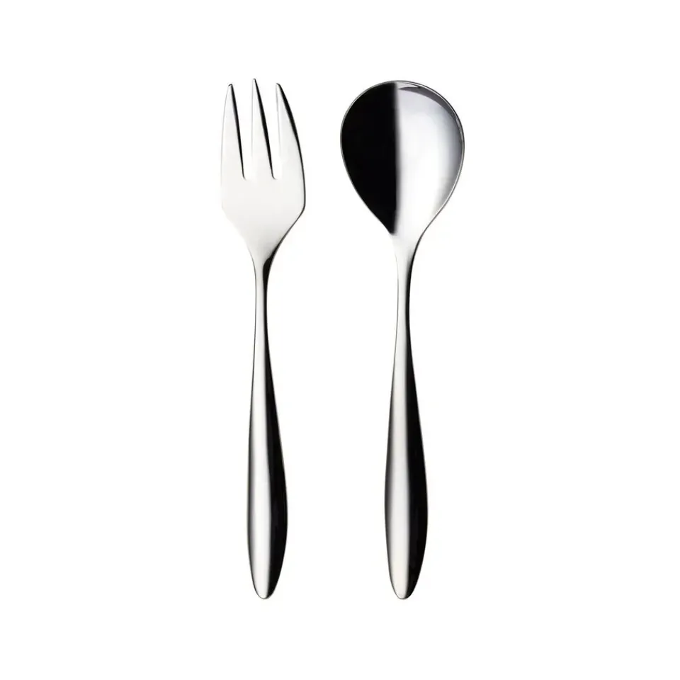 Serving Utensils^Hardanger Bestikk Lykke serving set 2 pieces, stainless steel Silver-coloured