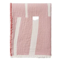 Hot Elvang Denmark Lyme Grass throw 130x180 cm, Rose Pink