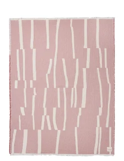 Hot Elvang Denmark Lyme Grass throw 130x180 cm, Rose Pink