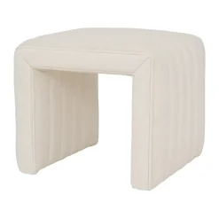 Sitting Poufs^URBAN NATURE CULTURE Lyne pouf 46x35x38 cm, Off White