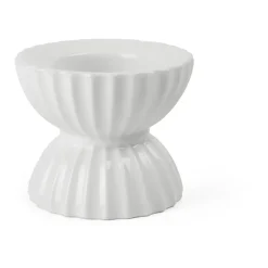 Tea Light Holders, Lanterns & Candle Dishes^Lyngby Porcelæn Lyngby Tura tealight holder Ø8 cm, White