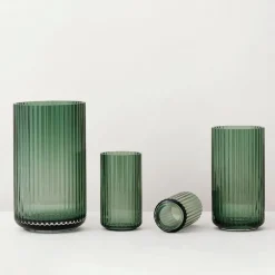 Online Lyngby Porcelæn Lyngby vase glass Copenhagen , 31 cm Green