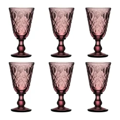 Wine Glasses^La Rochère Lyonnais wine glass 23 cl 6-pack, Ametist Purple