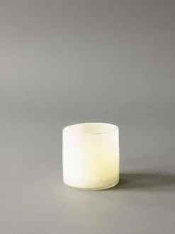 Tea Light Holders, Lanterns & Candle Dishes^Tell Me More Lyric lantern S, linen White