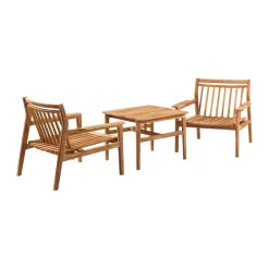 Outlet FDB Møbler M6 Sammen lounge chair, Teak-nature oiled Brown