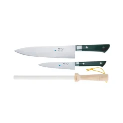 Clearance MAC Pro knife set 3 pieces, Steel Black